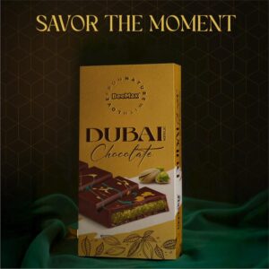 【last 1 ours】dubai style mini chocolate bar (3 oz) – premium milk chocolate with golden kadayif crisps & hand harvested pistachios | imported from turkey, ships with ice pack