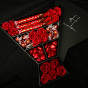 【last one ours ￡1.99】lindt lindor signature chocolate bouquet with red roses
