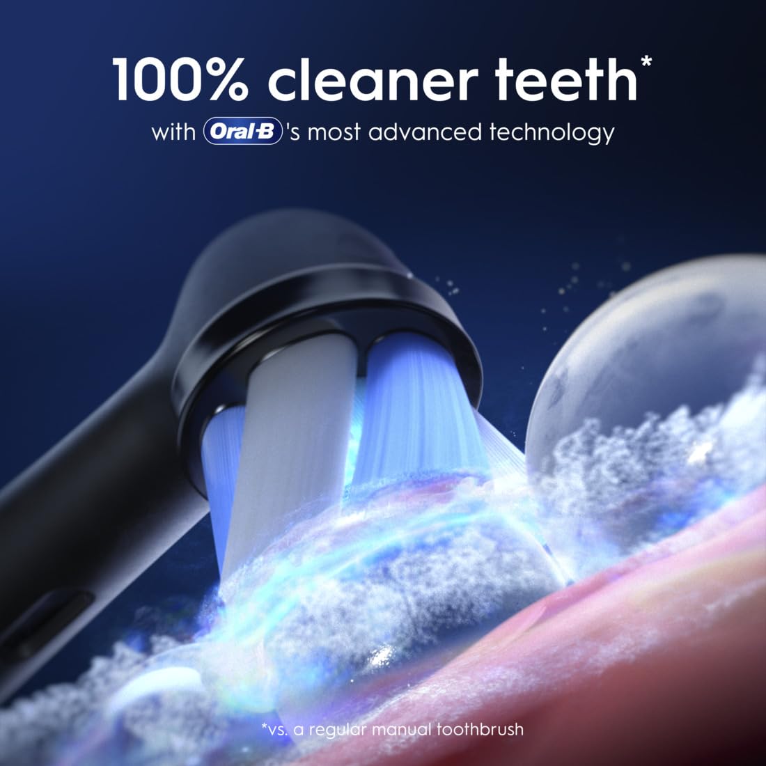 oral b io9 electric toothbrushes for adults, app connected handle, 1 toothbrush head, charging travel case & magnetic pouch, 7 modes, 2 pin plug, special edition oral b io9 electric toothbrushes for adults, app connected handle, 1 toothbrush head, charging travel case & magnetic pouch, 7 modes, 2 pin plug, special edition