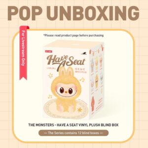 [unboxing] the monsters have a seat vinyl plush blind box peluche colgante