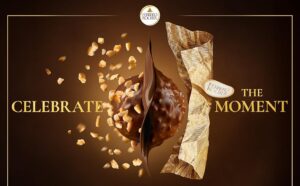 ferrero rocher pralines, chocolate gifts for christmas chocolate hamper, covered in milk chocolate and nuts, 42 pieces (525g)