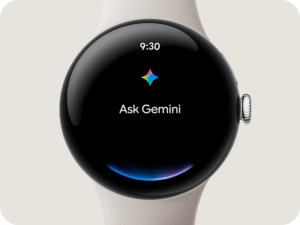 google pixel watch 3 (41 mm) – android smartwatch with heart rate tracking, advanced running from fitbit, fitness insights, 24 hour battery – matte black aluminium case – obsidian band – wi fi