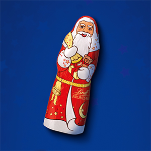 lindt milk chocolate christmas advent calendar 2025 – medium 160g – 24 chocolate figures & truffles – magical countdown gift