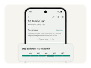 google pixel watch 3 (41 mm) – android smartwatch with heart rate tracking, advanced running from fitbit, fitness insights, 24 hour battery – matte black aluminium case – obsidian band – wi fi