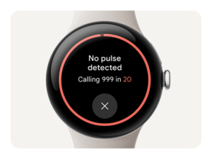 google pixel watch 3 (41 mm) – android smartwatch with heart rate tracking, advanced running from fitbit, fitness insights, 24 hour battery – matte black aluminium case – obsidian band – wi fi