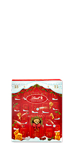 lindt milk chocolate christmas advent calendar 2025 – medium 160g – 24 chocolate figures & truffles – magical countdown gift