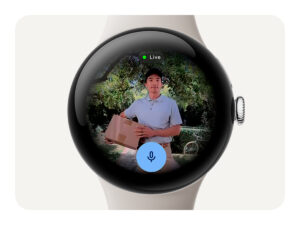 google pixel watch 3 (41 mm) – android smartwatch with heart rate tracking, advanced running from fitbit, fitness insights, 24 hour battery – matte black aluminium case – obsidian band – wi fi