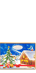 lindt milk chocolate christmas advent calendar 2025 – medium 160g – 24 chocolate figures & truffles – magical countdown gift