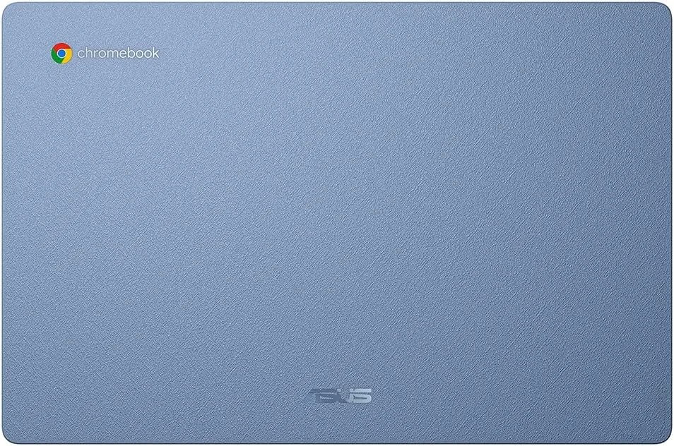 budget friendly chromebook! asus 14" full hd laptop – celeron n4500, 4gb/64gb storage, blue fabric finish budget friendly chromebook! asus 14" full hd laptop – celeron n4500, 4gb/64gb storage, blue fabric finish