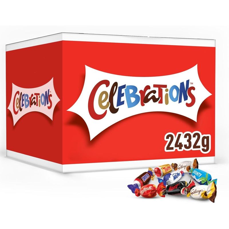 celebrations milk chocolates gift bulk box 2.4kg celebrations milk chocolates gift bulk box 2.4kg