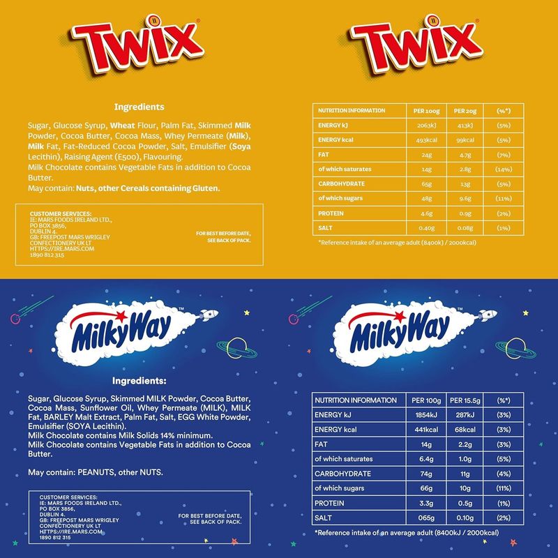 mars mixed bulk chocolate bag 1.4kg, 71 fun size chocolate bars, mars, twix, milkyway, snickers & bounty, ideal for gift, hampers, snacks, party bags mars mixed bulk chocolate bag 1.4kg, 71 fun size chocolate bars, mars, twix, milkyway, snickers & bounty, ideal for gift, hampers, snacks, party bags